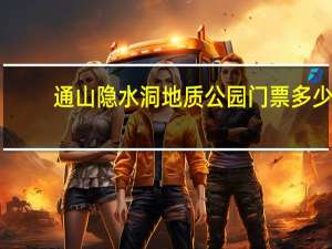 通山隐水洞地质公园门票多少