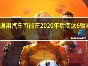通用汽车可能在2020年后淘汰6辆乘用车