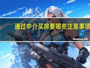 通过中介买房要哪些注意事项