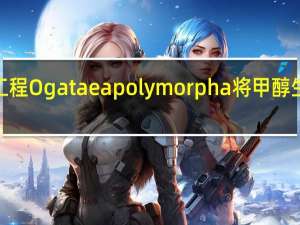 通过工程Ogataeapolymorpha将甲醇生物转化为3-羟基丙酸酯