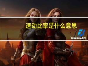 速动比率是什么意思