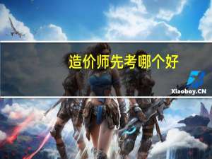 造价师先考哪个好