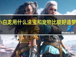造梦西游4小白龙用什么法宝和宠物比较好 造梦西游4白龙马技能