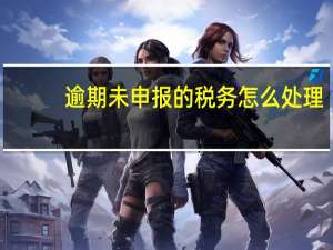 逾期未申报的税务怎么处理