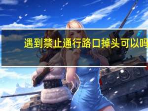 遇到禁止通行路口掉头可以吗