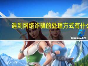 遇到网络诈骗的处理方式有什么