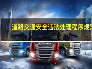 道路交通安全违法处理程序规定