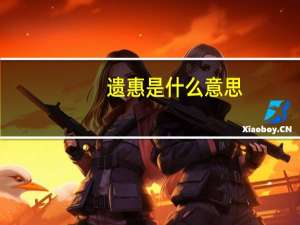 遗惠是什么意思