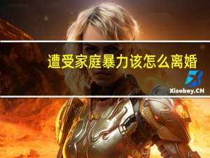 遭受家庭暴力该怎么离婚
