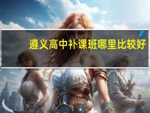 遵义高中补课班哪里比较好