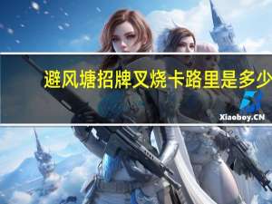 避风塘 招牌叉烧卡路里是多少