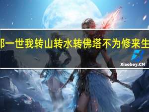 那一世我转山转水转佛塔不为修来生下一句