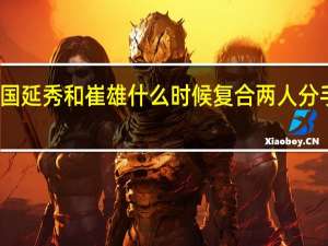 那年我们国延秀和崔雄什么时候复合 两人分手的原因是什么
