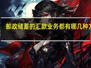邮政储蓄的汇款业务都有哪几种方式