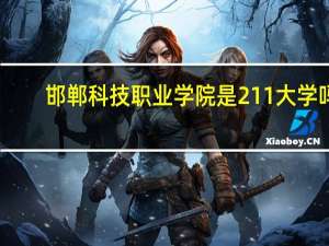 邯郸科技职业学院是211大学吗