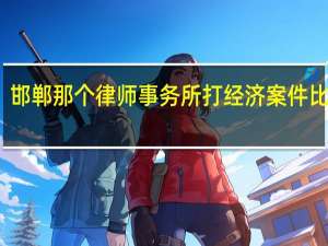 邯郸那个律师事务所打经济案件比较好