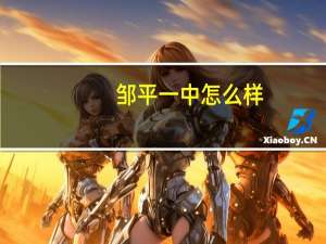 邹平一中怎么样