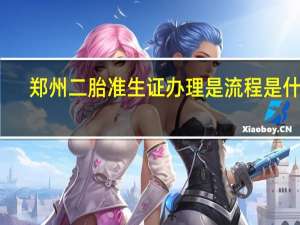 郑州二胎准生证办理是流程是什么