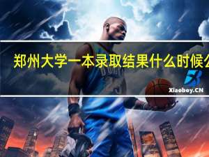 郑州大学一本录取结果什么时候公布