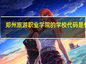 郑州旅游职业学院的学校代码是什么