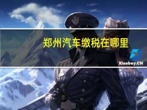 郑州汽车缴税在哪里