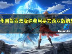 郑州自驾西双版纳费用 要去西双版纳旅游费用