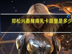 郑松兴 香辣南乳卡路里是多少