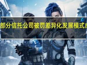 部分信托公司被罚 差异化发展模式成关键
