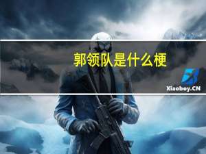 郭领队是什么梗