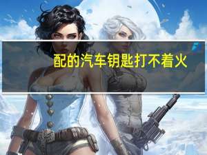 配的汽车钥匙打不着火
