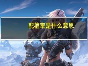 配箍率是什么意思