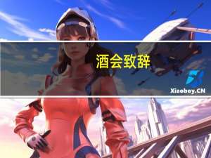 酒会致辞