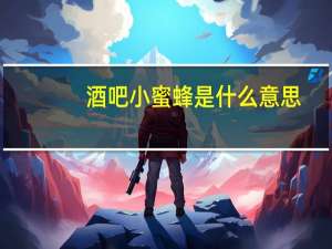 酒吧小蜜蜂是什么意思