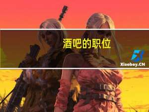 酒吧的职位