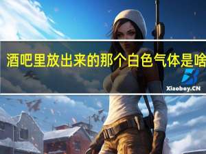 酒吧里放出来的那个白色气体是啥成分，对人体有没有害