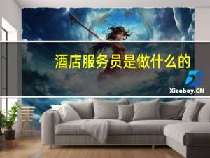 酒店服务员是做什么的