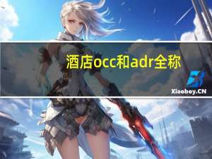酒店occ和adr全称（酒店行业的ADR和Occ是什么意思）