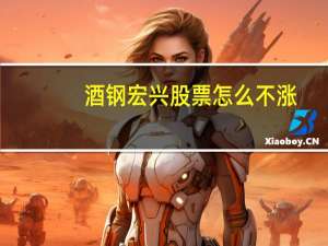 酒钢宏兴股票怎么不涨