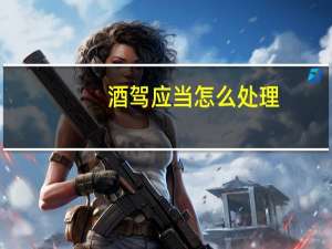 酒驾应当怎么处理