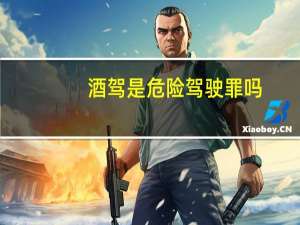 酒驾是危险驾驶罪吗