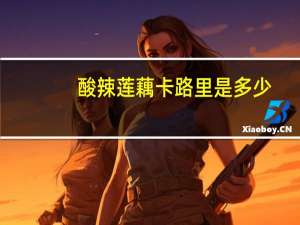 酸辣莲藕卡路里是多少