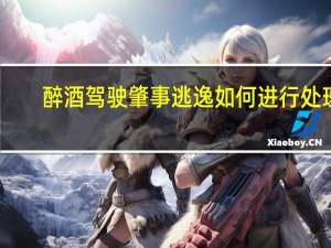醉酒驾驶肇事逃逸如何进行处理