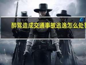 醉驾造成交通事故逃逸怎么处罚