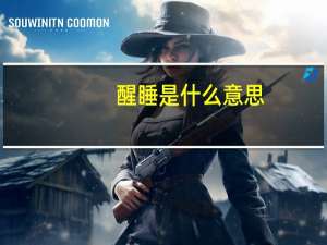 醒睡是什么意思