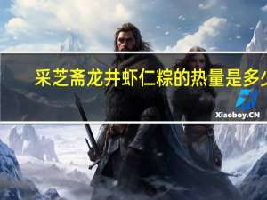 采芝斋 龙井虾仁粽的热量是多少