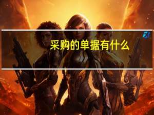 采购的单据有什么