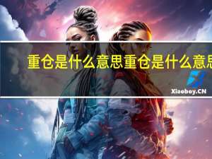 重仓是什么意思 重仓是什么意思