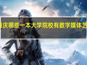重庆哪些一本大学院校有数字媒体艺术专业
