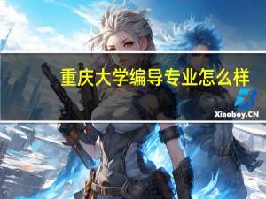 重庆大学编导专业怎么样