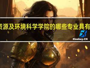 重庆大学资源及环境科学学院的哪些专业具有良好的就业前景
